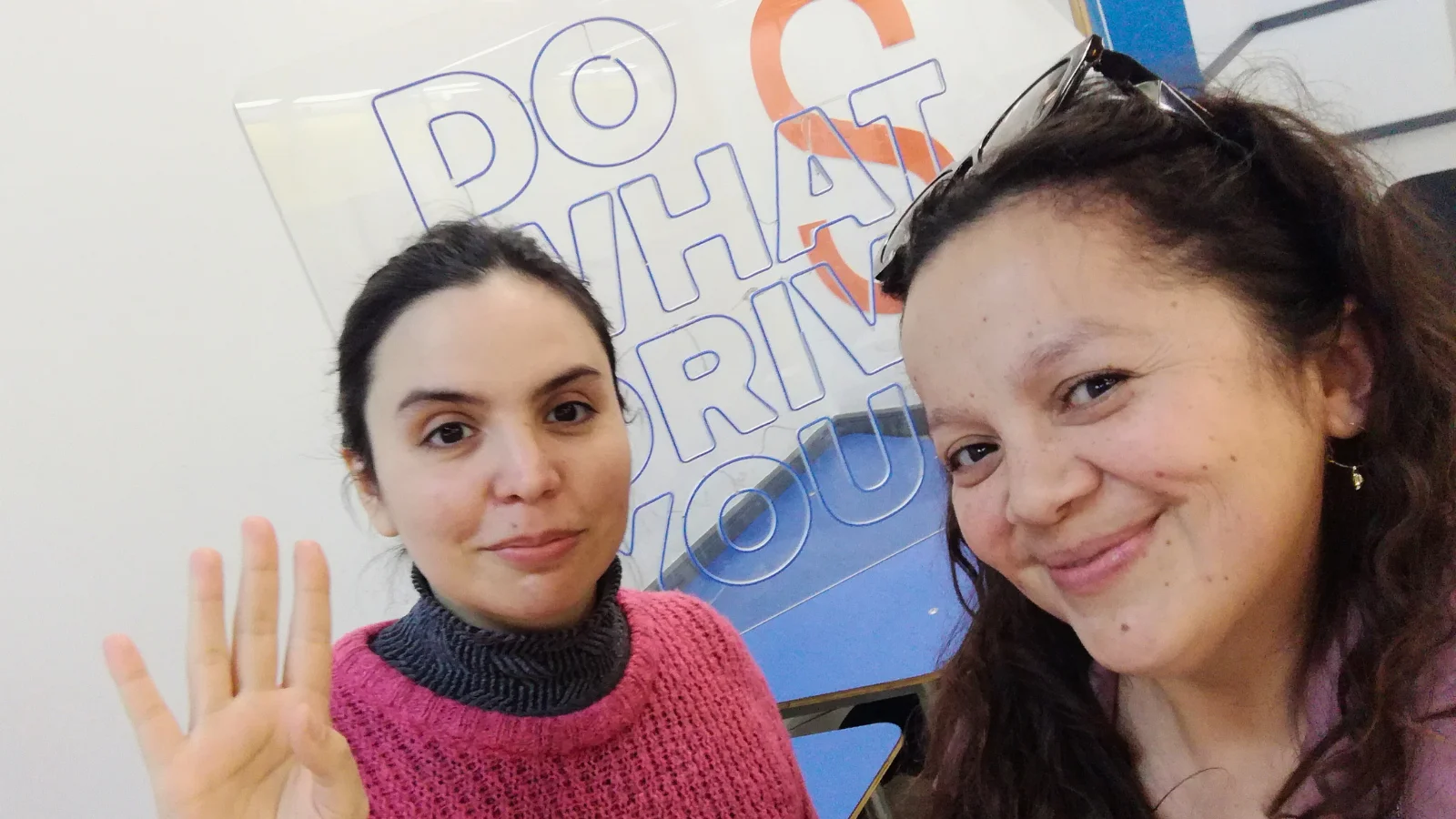 Selfie voluntarias Python Chile